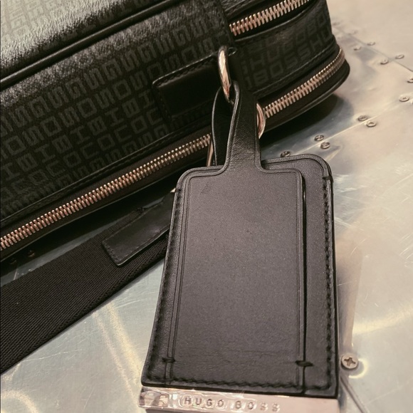 Hugo Boss Special Edition Signature Briefcase Rare - Picture 7 of 8